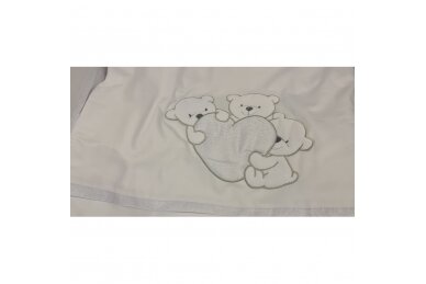 Bedding 6 pieces TuttoLina BEAR & HEART 2