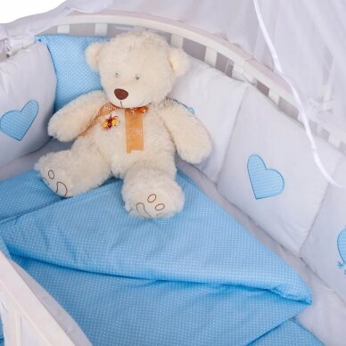 Комплект 7  Предметов Amarobaby KROCHA Blue 1