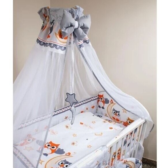 Комплект в кроватку Forest kids для овальной кроватки Dream (16 предметов)