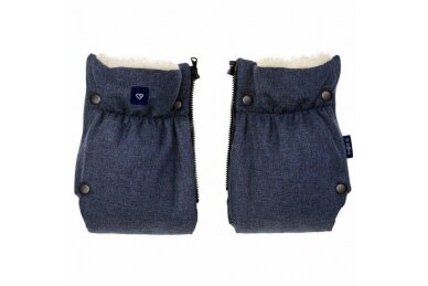 Gloves-Muff for Stroller Womar iGROW Navy 2