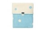 Cotton blanket Womar Zaffiro Blue/Ecru