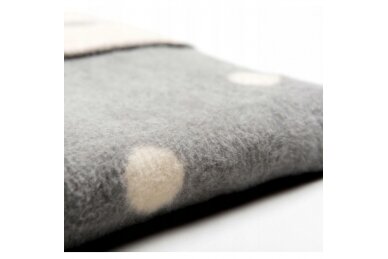 Cotton blanket Womar Zaffiro Grey 1