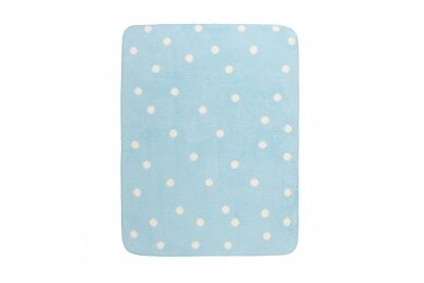 Cotton blanket Womar Zaffiro Blue/Ecru 1