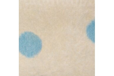 Cotton blanket Womar Zaffiro Blue/Ecru 2
