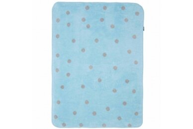 Cotton blanket Womar Zaffiro Blue/Ecru 1