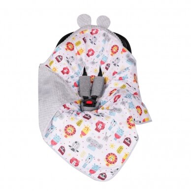 Pledukas autokėdutei DuetBaby  599 Grey