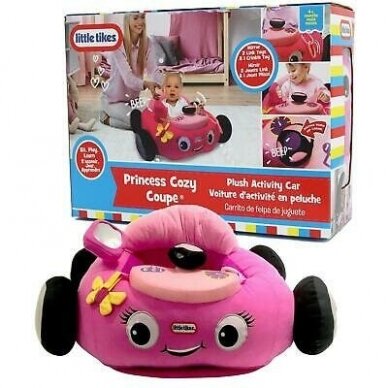 Pliušine mažylio kėdute Little tikes PRINCESS COZY COUPE