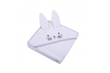 Towel for baby Duet RABBIT White