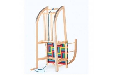 Kids Wooden Snow Sled IV-Maluch 2