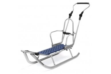 Children's metal sleds Adbor PICCOLINO Silver