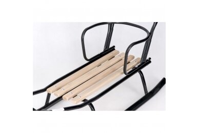 Children's metal sleds KUBUS Black 6