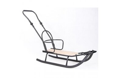 Children's metal sleds KUBUS Black