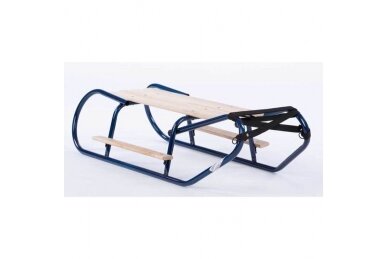 Metal sled with footrests ATIX Blue 3