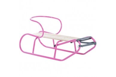 Сhildren's metal sled Pink