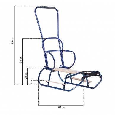 Rogės metalinės su pakojukais  ATIX Blue 4