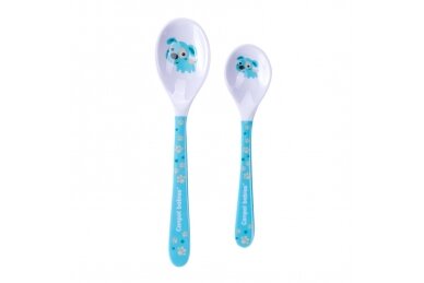 Melamine Spoons Set 2 pcs BANNY & Company Canpol 4/530 Turkus