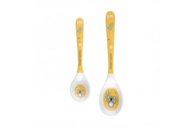 Melamine Spoons Set 2 pcs EXOTIC ANIMALS Canpol 4/530 Yellow