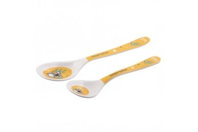 Melamine Spoons Set 2 pcs EXOTIC ANIMALS Canpol 4/530 Yellow 1