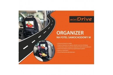 Car seat protection-pocket Organaizer MiniDrive M 1