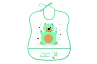 Washable Soft Bib Canpol 2/919 Turquose