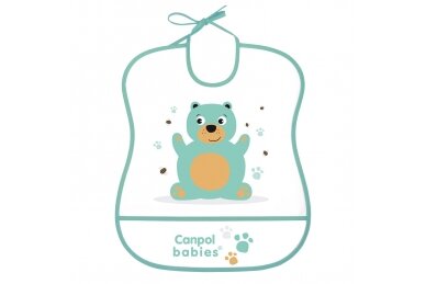 Washable Soft Bib Canpol 2/919 Turquose