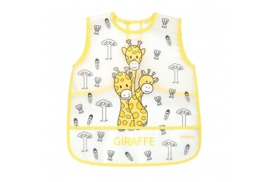 Soft Waterproof Apron BabyOno 838 Yellow