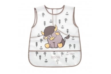 Soft Waterproof Apron BabyOno 840 Grey