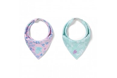 Bandana bib BabyOno BIRDS 879/13, 2 pcs 1