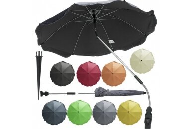 Sun umbrella for stroller Grey 33 1