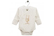 Cotton long sleeve bodysuit Lorita MIKI  cotton, 62 cm