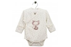 Cotton long sleeve bodysuit Lorita MOLLY cotton, 56 cm