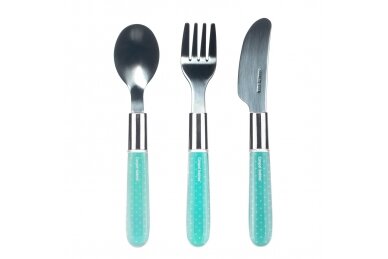 Stainless Steel Cutlery Set Canpol 9/477 Blue