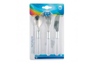 Stainless Steel Cutlery Set Canpol  9/477 White 2