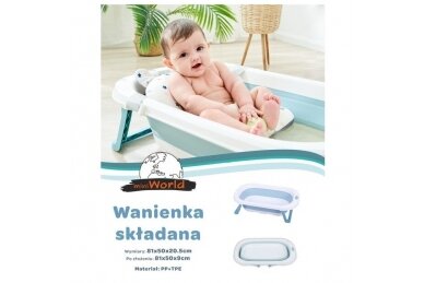 Folding bathtub miniWorld Grey 3