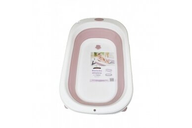 Kids Foldable Bathtub miniWorld Pink 1