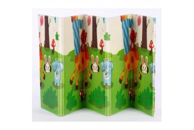 Folding double-sided foam mat GIRAFFE & ANIMALS 5