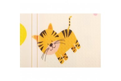 Folding double-sided foam mat NUMBERS & GIRAFFE 5