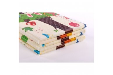 Folding double-sided foam mat NUMBERS & GIRAFFE 6