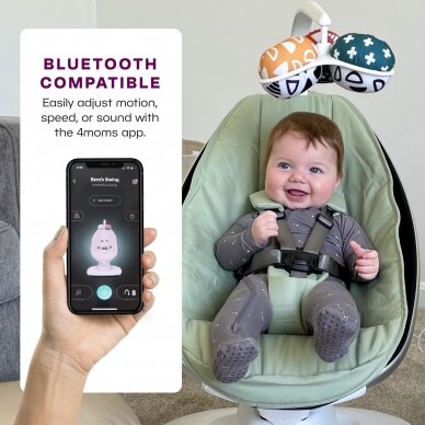 Sūpynės Elektroninės 4Moms MamaRoo 5.0 Classic Grey 7