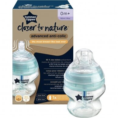 Buteliukas Tommee Tippee ADVANCED ANTI-COLIC  150 ml