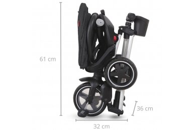 Tricycle QPlay  NOVA+Rubber Grey 2