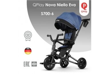 Tricycle QPlay  NOVA NIELLO Blue