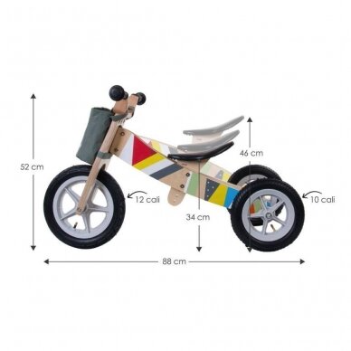 Triratukas-Dviratukas be pedalų SUN BABY 3