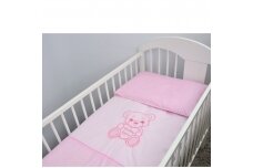 Bedding set 2 pcs Ankras HAPPY BEAR Pink
