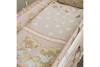 Bedding set 2 pcs Ankras MIKA, Beige