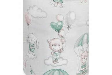 Bedding set 2 pcs Ankras ANIMALS in PARACHUTES Green