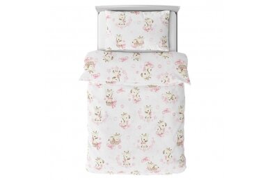 Bedding set 2 pcs Ankras GIRAFFE Pink