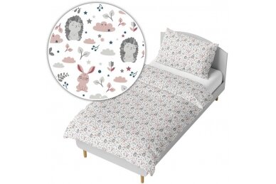 Bedding set 2 pcs Ankras HEDGEHOG and BUNNIES 2