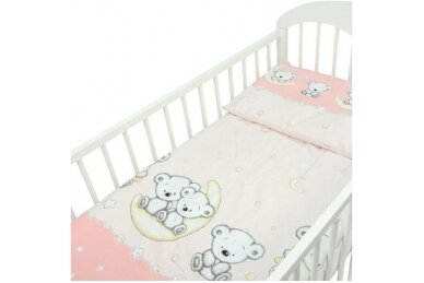 Bedding set 2 pcs Ankras LEON, Pink