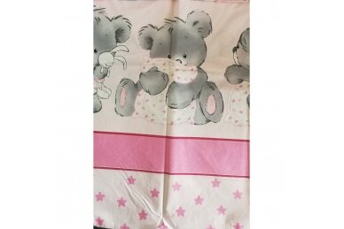 Bedding set 2 pcs Ankras MIKA Pink 1